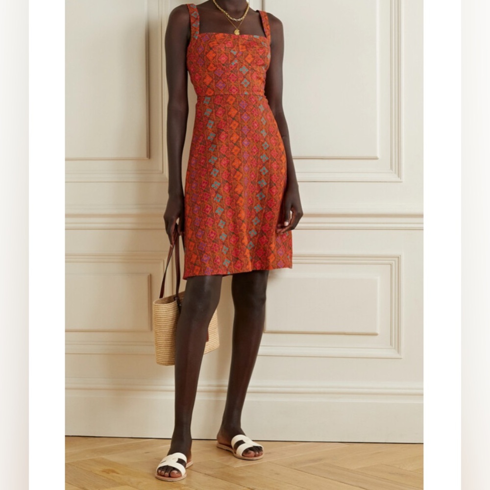 Saloni Linen Dress